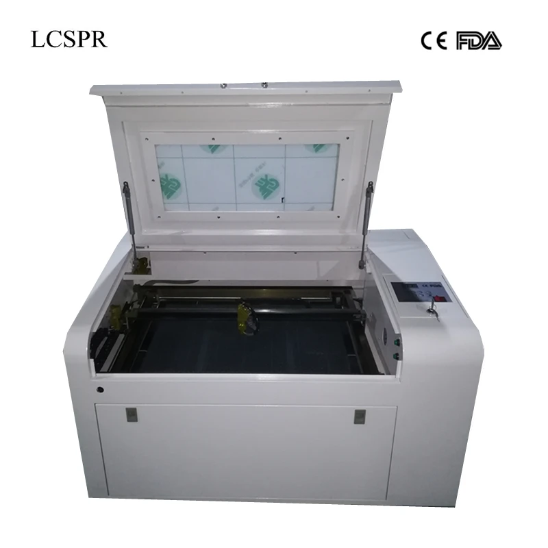 

CO2 Laser Engraver 4060 Laser Engraving Machine 50w with white machine shell