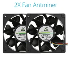 BT3C 2x6000 Вентилятор охлаждения Замена 4-контактный разъем для Antminer Bitmain S7 S9 охлаждающий вентилятор в корпусе