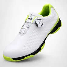 Pgm новая обувь для гольфа мужская спортивная обувь водонепроницаемые мужские ручки с пряжкой шнурки дышащие противоскользящие мужские тренировочные кроссовки