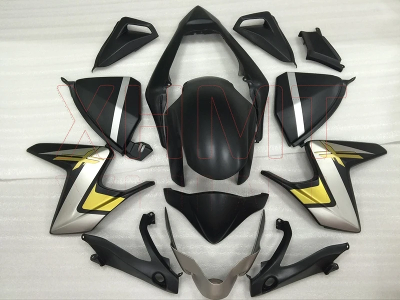 Обтекатели для Honda Cbr1000RR 2008 - 2015 черные Серебристые Пластиковые обтекатели CBR1000 RR 10
