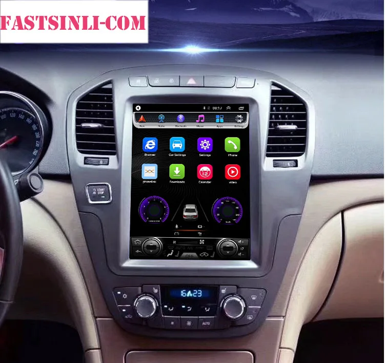 Discount 64G Android8.1 Tesla style system car gps multimedia video radio player for opel insignia car navigaton stereo 4