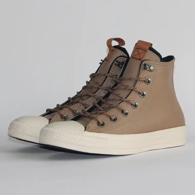 leather winter converse