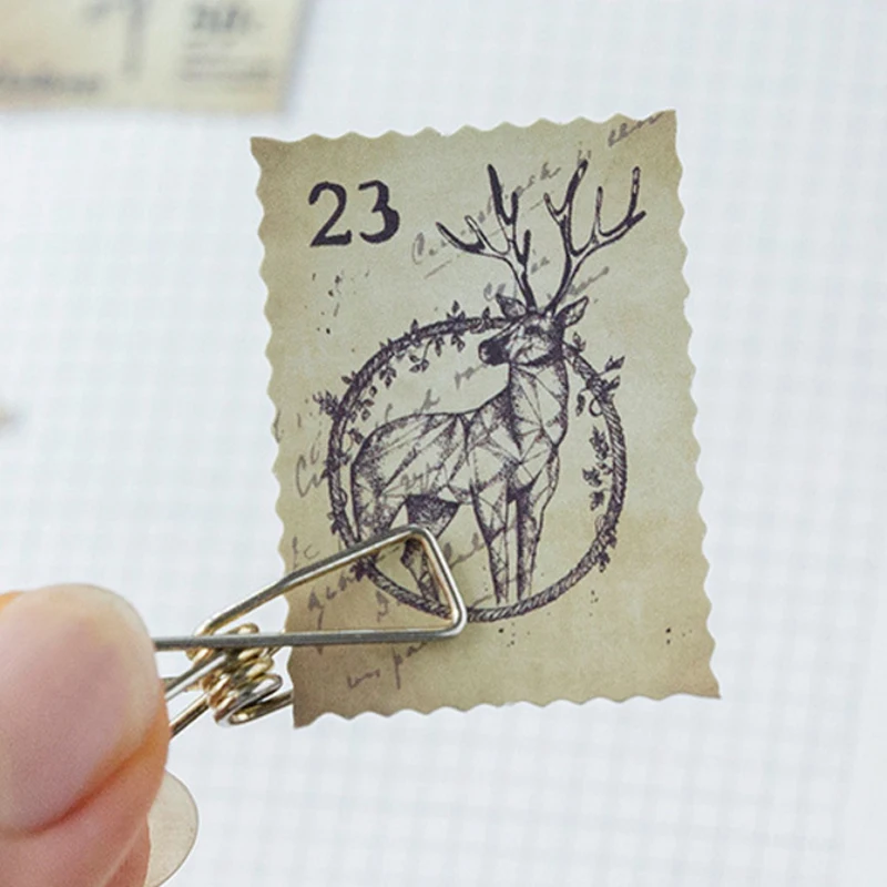 46 шт./коркор. Kawaii Little Forest Post Office маленькая бумажная наклейка украшение Diy Ablum