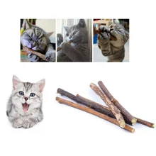 Pure Natural Catnip Pet Cat Natural Wooden SilverVine Rod Stick Cat Cleaning Teeth Cat Pet Supplies