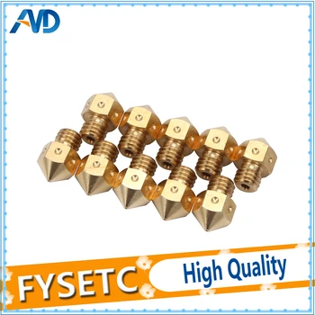 

200pcs MK8 Nozzles For 3D Printers Hotend MakerBot 1.75mm Filament Head Brass Nozzles J-head Extrusion Rerap Prusa i3 Extruder