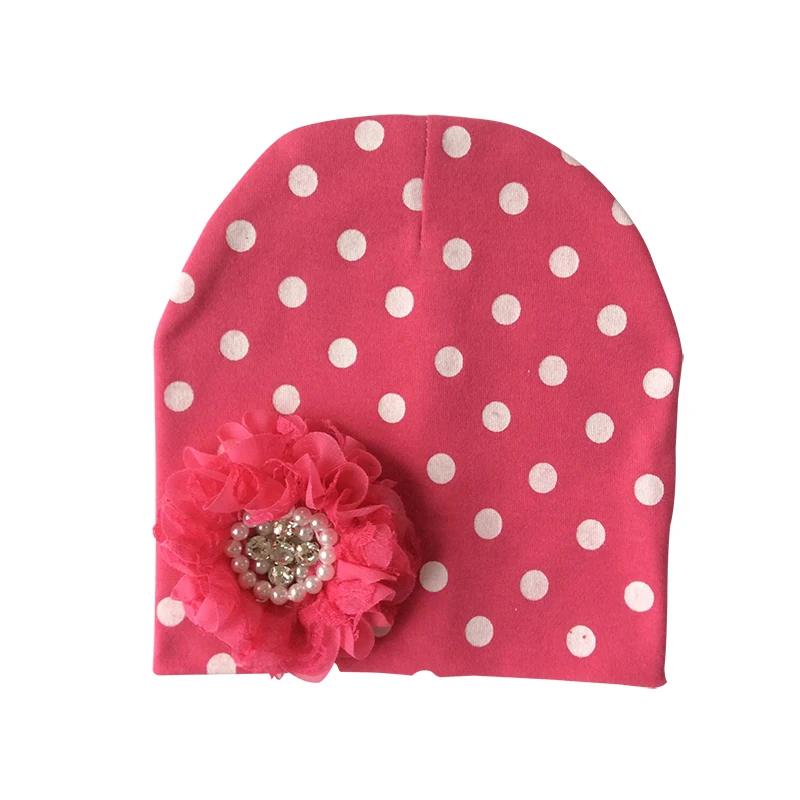 Baby Hat Cotton Floral Hat For Baby Girls Winter Caps Children's Beanie hats