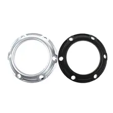 LARBLL 2 PZ Fronte Nuovo Telaio di Copertura Della Lampada Della Luce di Nebbia Nero Argento 6400A739 Per Mitsubishi Outlander 2007 2008 2009