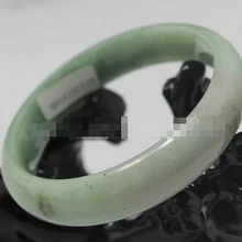 00772 сертифицирован Класс "A" натуральный зеленый жадеит Самоцветы браслет