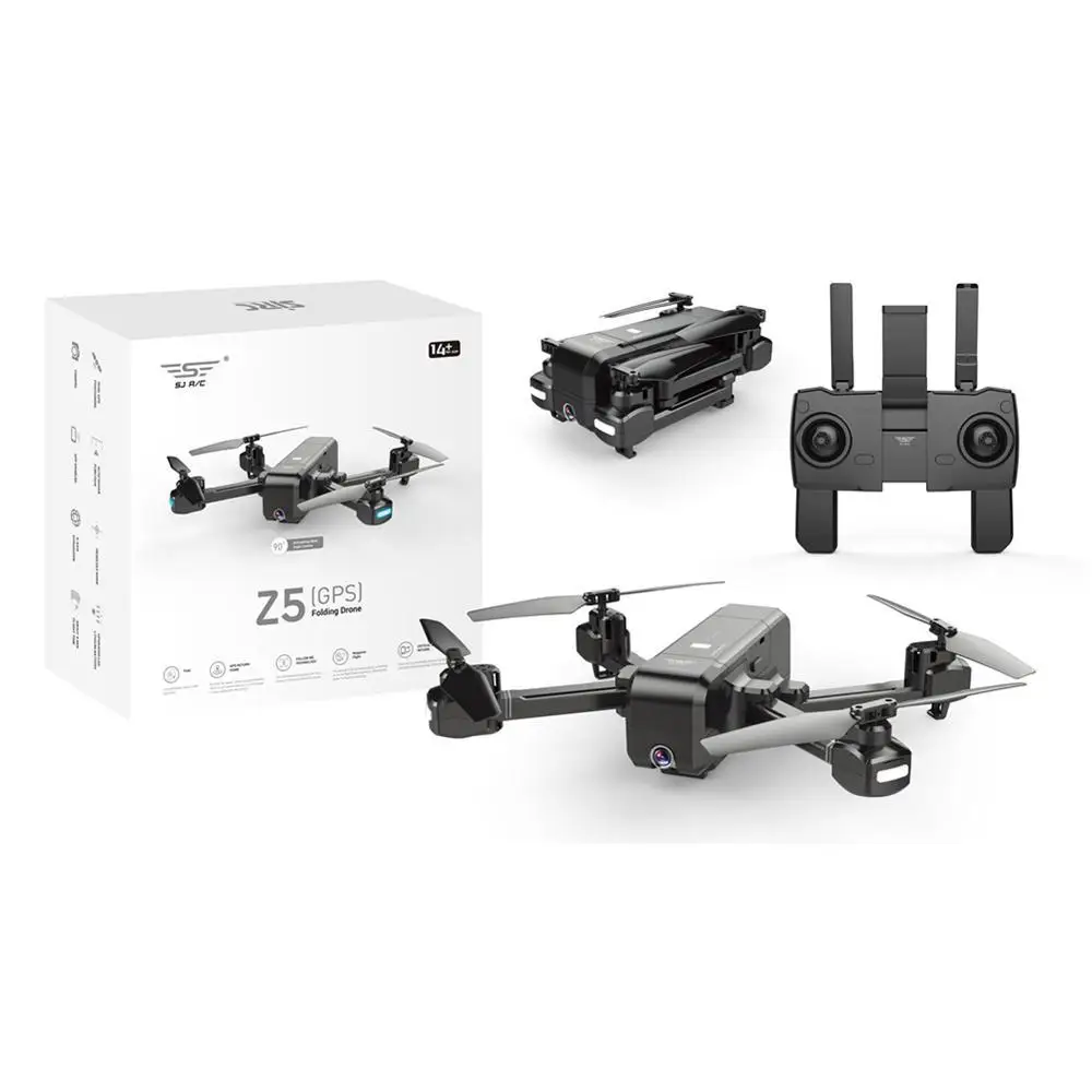 Квадрокоптер hobbylan Dron SJRC Z5 Wifi FPV RC Drone с 1080P HD камерой двойной GPS динамический Follow