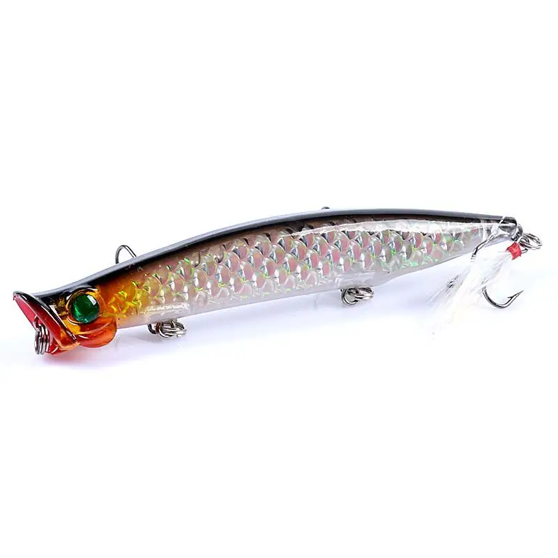 

Lure fishing bait affine bionic bait wave climbing 11.1cm/13.2g water surface is hard bait bait feather hook fishing lure