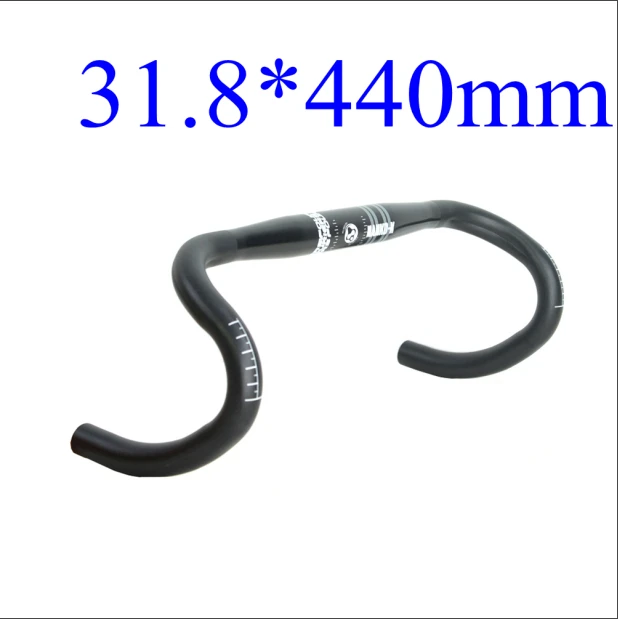 31.8-440mm FOURIERS Высокое качество алюминий AL6061-T6 дорожный мотоцикл руль падение бар компактный изгиб Велосипедный спорт изогнуты бары - Цвет: 31.8-440mm