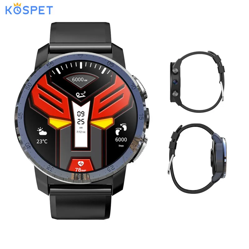 Смарт-часы kospet Optimus Dual System 4G для мужчин Android 7 1 39 дюймов экран 2 ГБ 16 камера 8 МП | Смарт-часы -33058619025