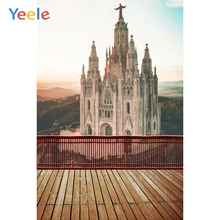 Yeele Fotografia Backdrops Palácio Igreja Comemorativa Turismo Fundos Fotográficos Para O Estúdio de Fotografia de Casamento Cenário