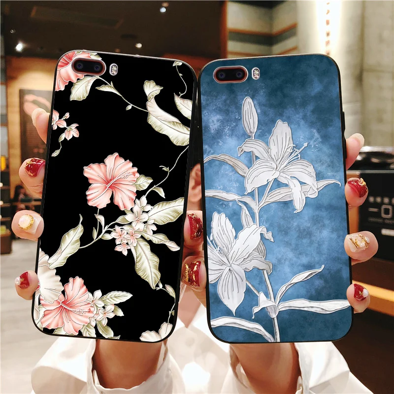 

Luxury Girl 3D Silicone Case For ZTE Nubia Z18 Z11 Z17 Mini S Z17S Shockproof Flower Phone Case For Nubia X N2 N3 V18 M2 Lite