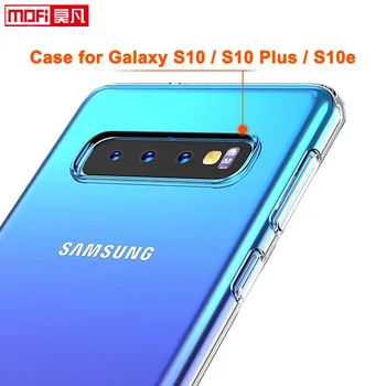 

clear case for samsung s10 plus case soft silicon cover for galaxy S10 case tpu MOFi ultra thin tpu coque for samsung s10e case