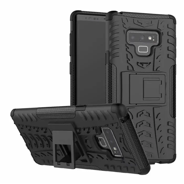 

For Samsung Galaxy Note 9 case Heavy Duty Stand Holder TPU+PC Silicone Kickstand Cover Armor Case for Samsung Galaxy Note9 Coque