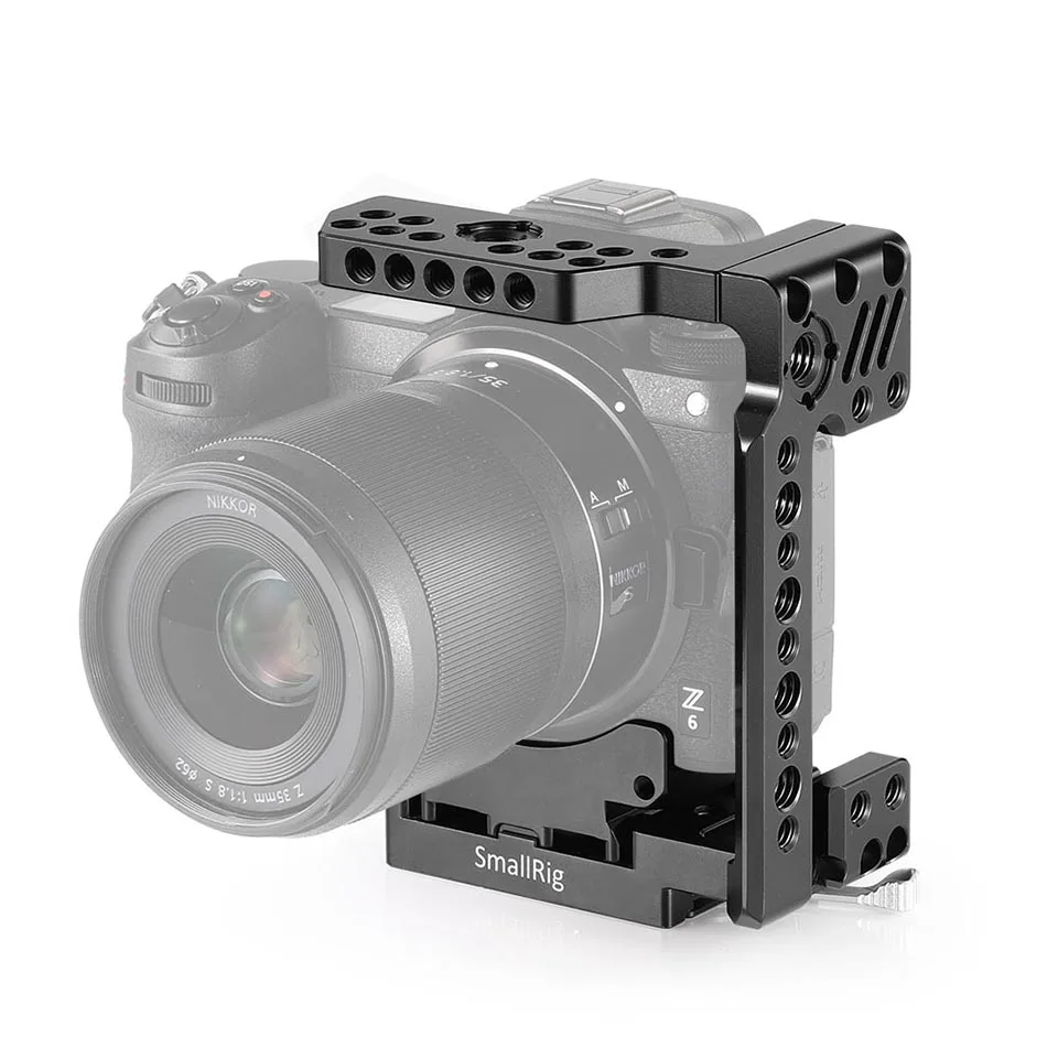 SmallRig Z6 клетка для камеры Quick Release Половина Клетка для Nikon Z6 и Nikon Z7 функция со встроенным Manfrotto 501 QR plate 2262