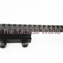 Охотничьи Тактические 14 слотов с удлиненным высоким подъемником база с плоским верхом 146 мм длина для 20 мм Пикатинни/Вивер рельсы прицела аксессуары