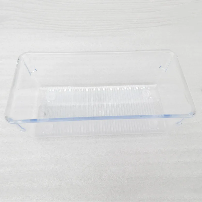 

3pcs Clear Plastic Storage Box Jewelry Organizer Case Coins Earrings Necklace Storage Collection Kitchen Fridge Containe
