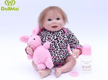 Venda quente bonecas bebe reborn silicone bebê reborn realista bonito bebês Presente de NATAL para meninas cama tempo brinquedo educação infantil Bonecas