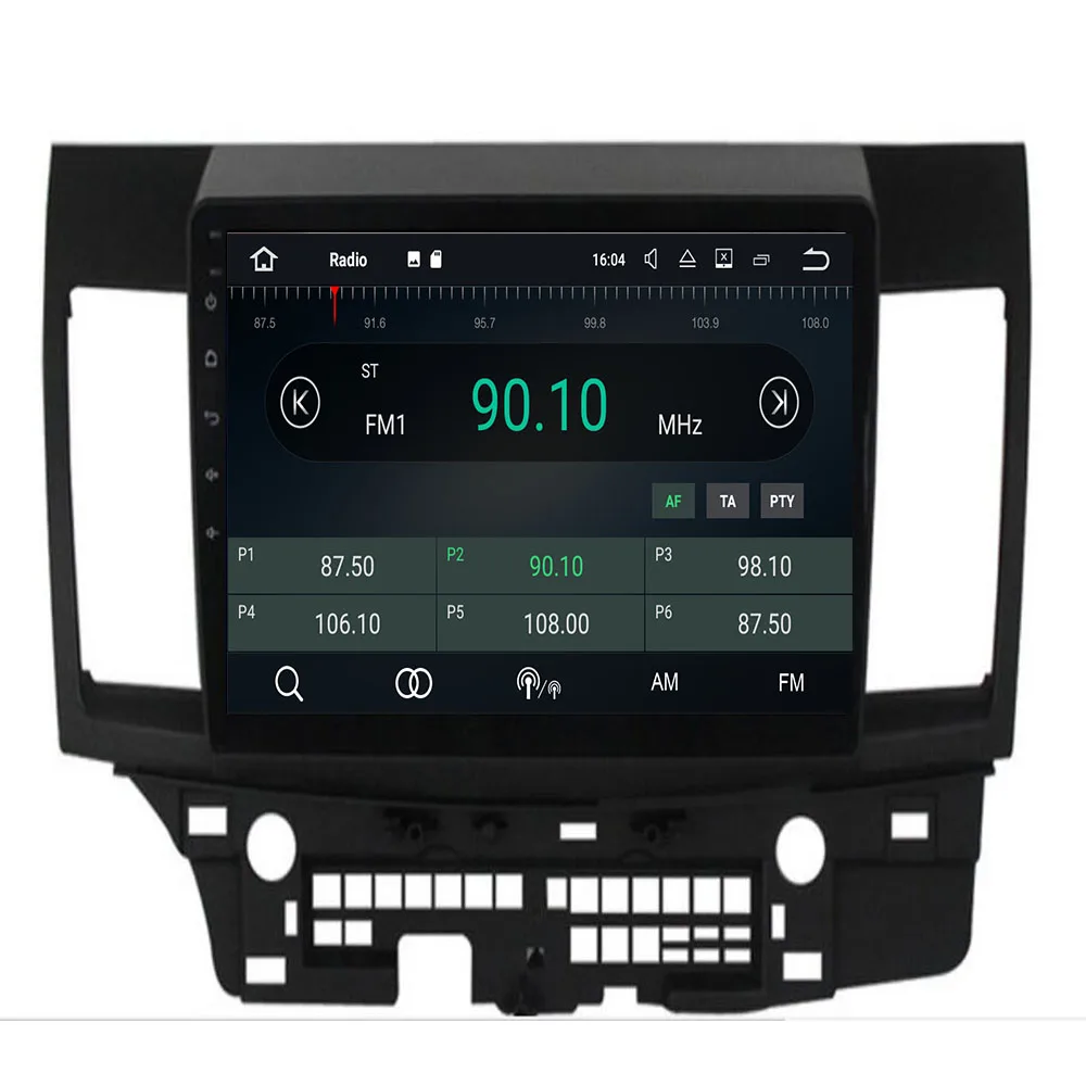 Cheap Android Car Radio for Mitsubishi lancer 10.2 inch 1024*600 OCTA Core wifi Bluetooth video audio Multimedia 2 din car dvd player 1