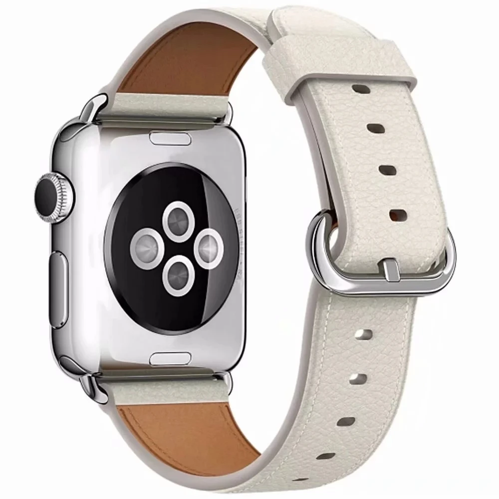 Кожаный ремешок для часов Apple Watch серии 4 3 2 1 для iwatch браслет умные аксессуары наручные для Apple Watch полосы