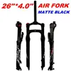 Snow MTB Moutain 26inch Bike Fork Fat bicycle Fork Air Gas Locking Suspension Forks Magnesium Aluminium Alloy For 4.0