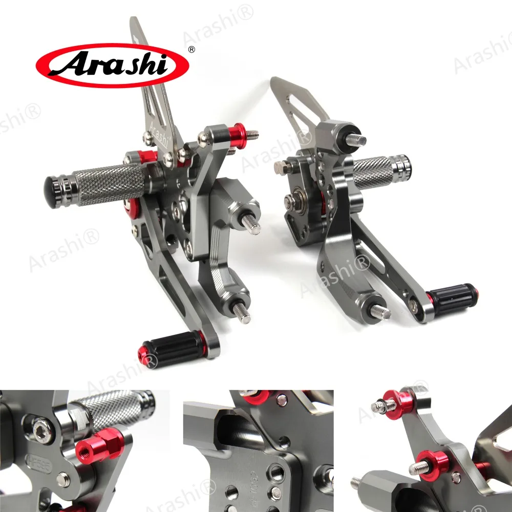 

Arashi For DUCATI 959 Panigale 2016 - 2017 CNC Rider Adjustable Footrest Foot Pegs Rearset Foot Rests Silver Black Gold Aluminum