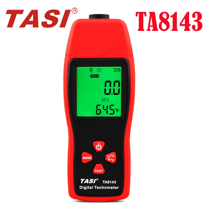 

TA8143 Digital Tachometer , laser tachometer optical photoelectric meter 2.5PM~99999RPM Speedometer digital Tachometer display