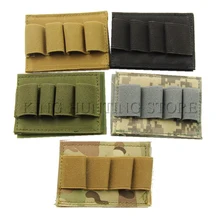 Тактический Портативный 4 ракушками перезагрузить полосы пуля держатель мешка охотничьи боеприпасы Кэрри для страйкбола военная игра Пейнтбол