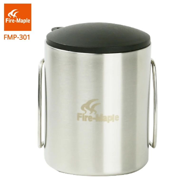 

Fire Maple Outdoor Lightweight Portable Climbing Camping Trip Travel Stainless Steel Double Insulation Cup 115g 220ml FMP-301