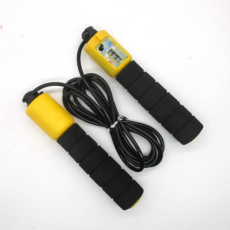 Jump Ropes with Counter Sports Fitness Adjustable Fast Speed Counting Jump Skip Rope Skipping Wire