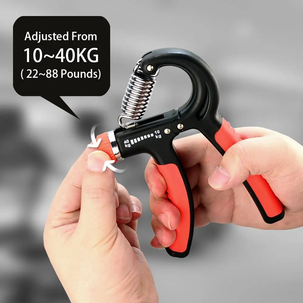 New 10 40Kg Adjustable Heavy Grips Wrist Forearm Strength Gym Power