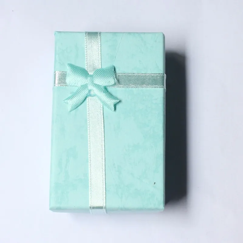 Красный Синий Зеленый Розовый Ювелирная упаковка коробка черный брелок посылка коробка для брелоков браслет ожерелье