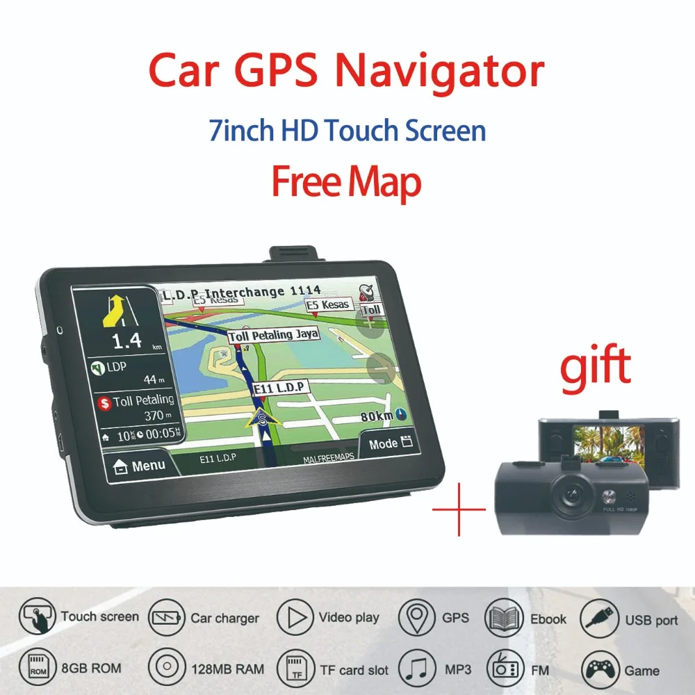 Oriana 718 дюймов 7 HD Автомобильный gps навигация FM карта бесплатное обновление Европа