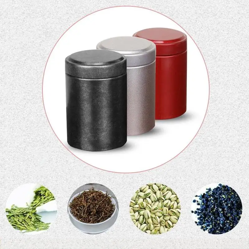 

Airtight Smell Proof Container Aluminum Herb Stash Jar Coffee Storage Box Caddies Box