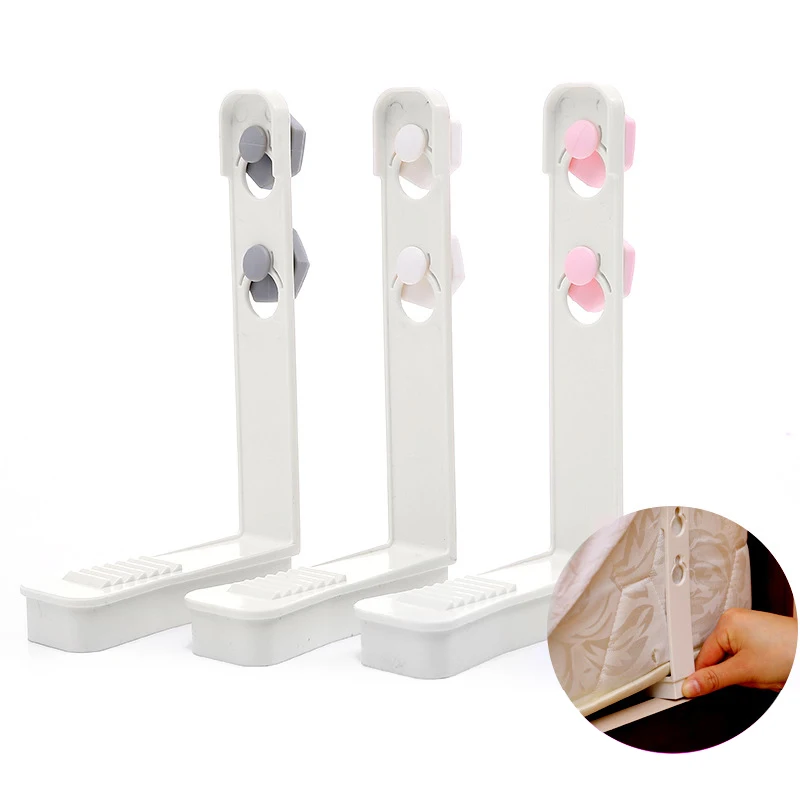 

4Pcs/Set Bed Sheet Clip Bed sheet Belt Fastener Mattress Non-slip Clip Blanket Gripper ABS plastic buckle folder home storage