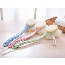 2 в 1 портативная щетка для душа и тела, длинная ручка, отшелушивающий Массажер для очистки кожи