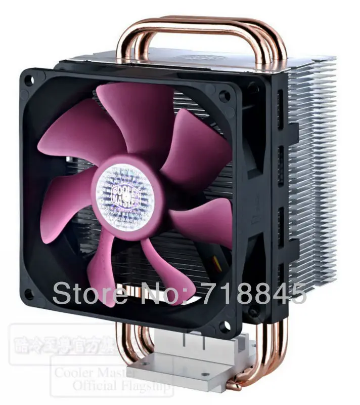Brand New Cooler Master Computer T2 1155 Intel / AMD CPU 3Pin 80mm Cooling Cooler Fan Heatsink