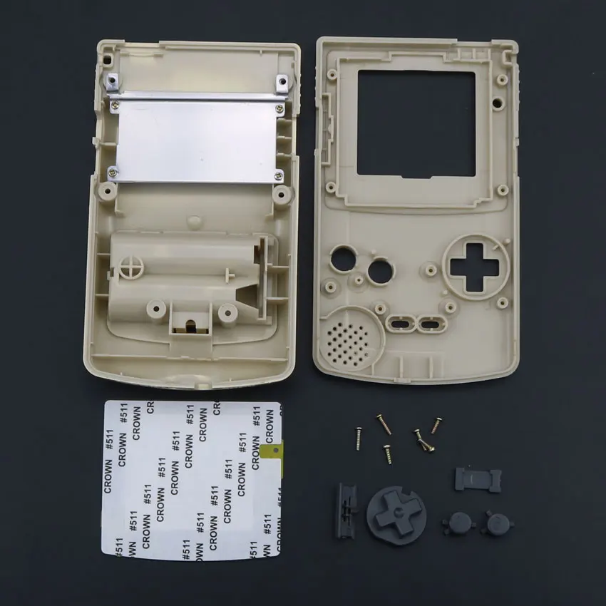 YuXi полный корпус оболочка Крышка для nintendo Gameboy цвет Замена для GBC контроллер пластиковый чехол