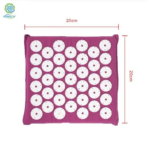 KONGDY акупунктурный коврик и подушка акупунктурная Подушка Акупрессура массаж снимает боль в спине головная боль помогает сну - Цвет: Mat 2