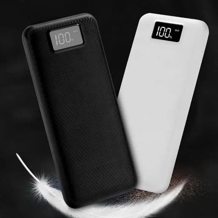 Горячая продажа 20000 мАч двойной USB выход внешний аккумулятор чехол 5 в 2A 8x18650