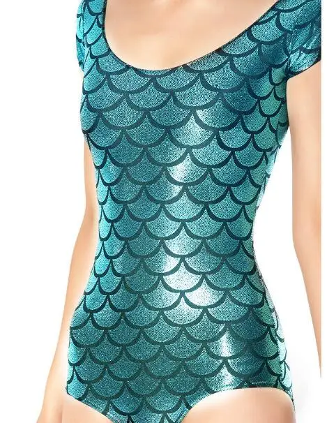 

Candy Color Sexy Women Bathing Suit Sequin Glowing Fish Scale Monokini One-Piece Strap High Waist Beach Bodysuit