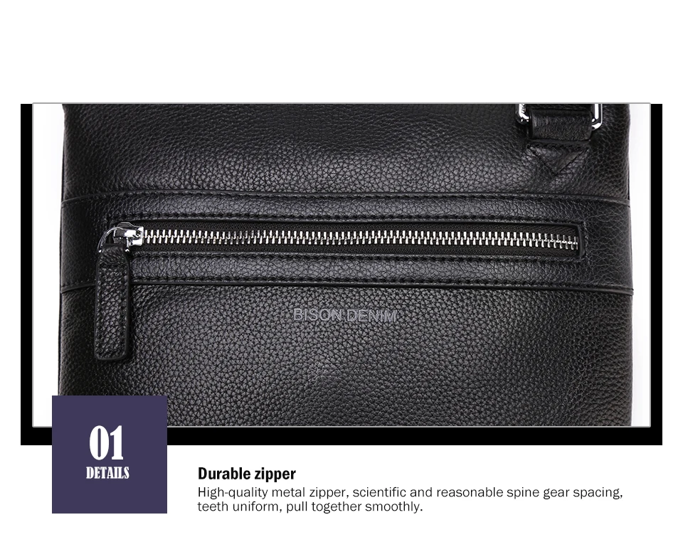 Bison denim moda de luxo dos homens