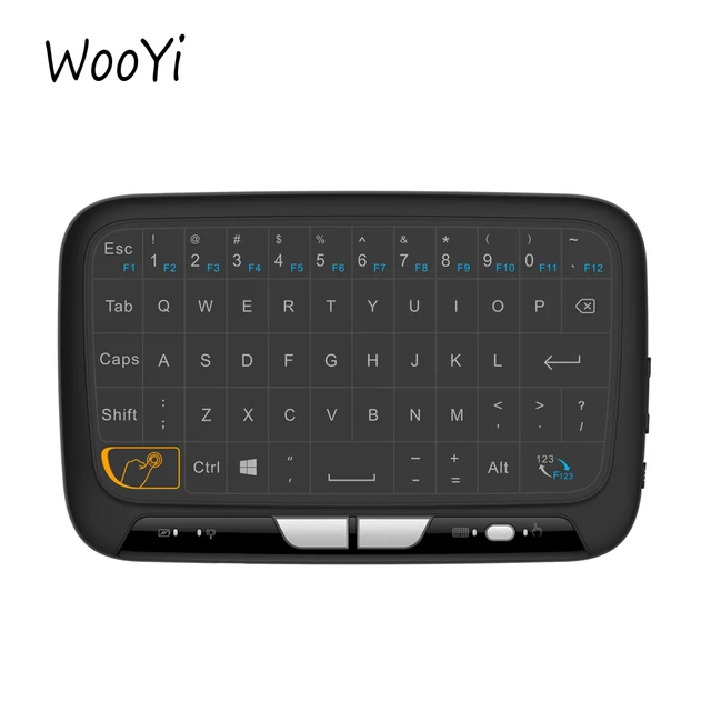 Us 14 99 25 Off H18 Mini 2 4ghz Wireless Virtual Keyboard Full Screen Touchpad Air Mouse Rubber With Li Battery For Pc Xbox 360 Ps4 Tv Box In - 