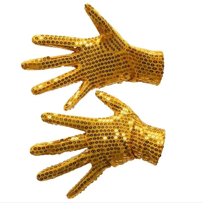 

Adult Etiquette Gloves Stage Performance Sequins Women Camouflage Rave Punk Rock At A Loss Flash Sale