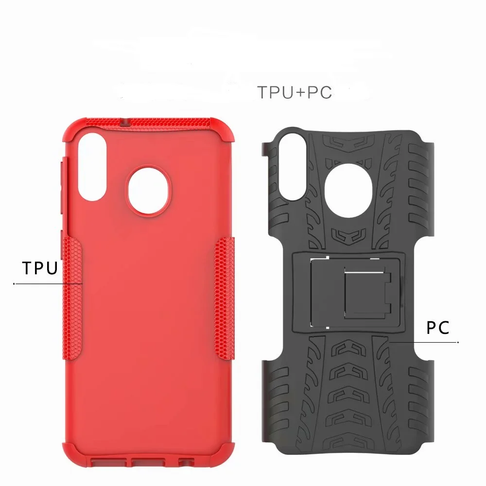 10 шт./лот 2 в 1 гребень Броня гибридный TPU+ PC жесткий чехол для samsung S10 e 5G S9 плюс A40 A70 A30 M30 M20 M10 A20 A10 A50