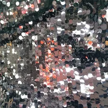 Дизайн большой блестки африканская французская кружевная ткань с высококачественный с блестками африканский тюль кружевная ткань с блестками