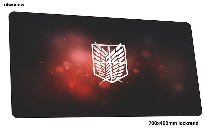 Коврик для мыши attack on titan 700x400x3 мм с массовым рисунком, игровой коврик для мыши, игровой коврик, милый игровой компьютерный стол, коврик для мыши, коврики для игровой клавиатуры