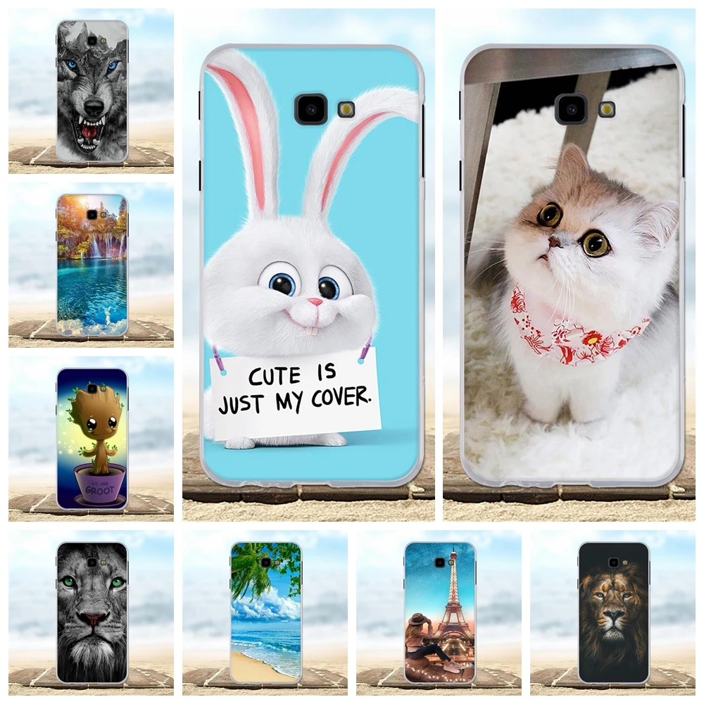 

For Samsung Galaxy J4 Prime Case TPU For Samsung Galaxy J4 Plus J415F J415FN J415G Cover Girl Pattern For Samsung J4 Plus Shell